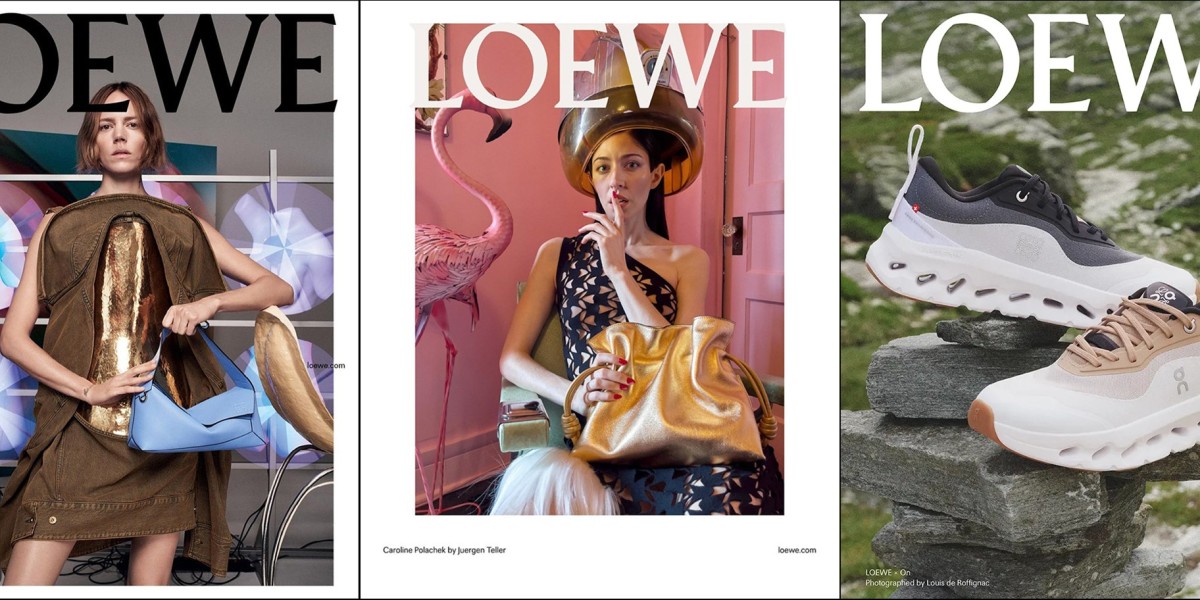 Loewe X On Cloudtilt the bow shaped ties along an asymmetrical