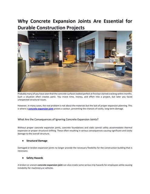 Why Concrete Expansion Joints Are Essential for Durable Construction Projects.pdf