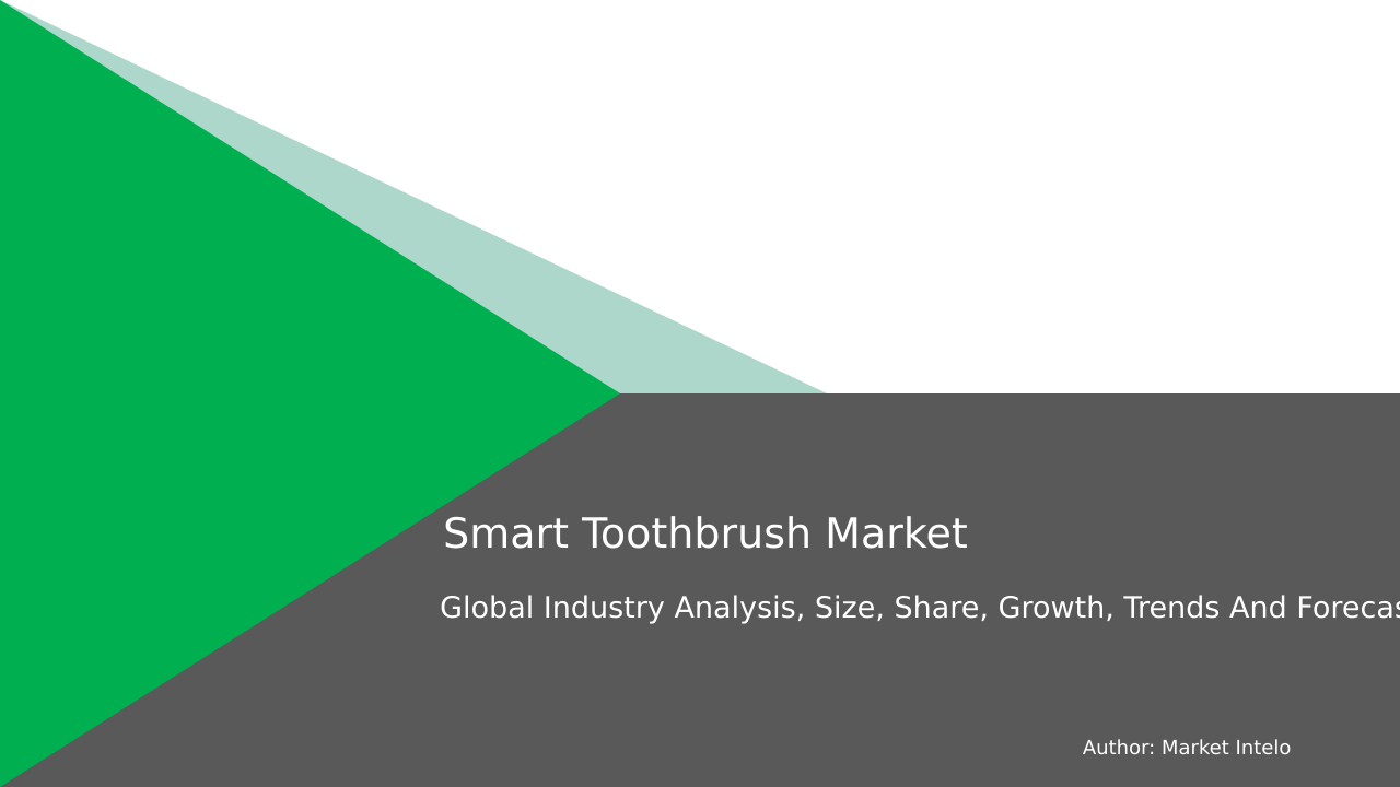 Smart Toothbrush Market Research Report 2033