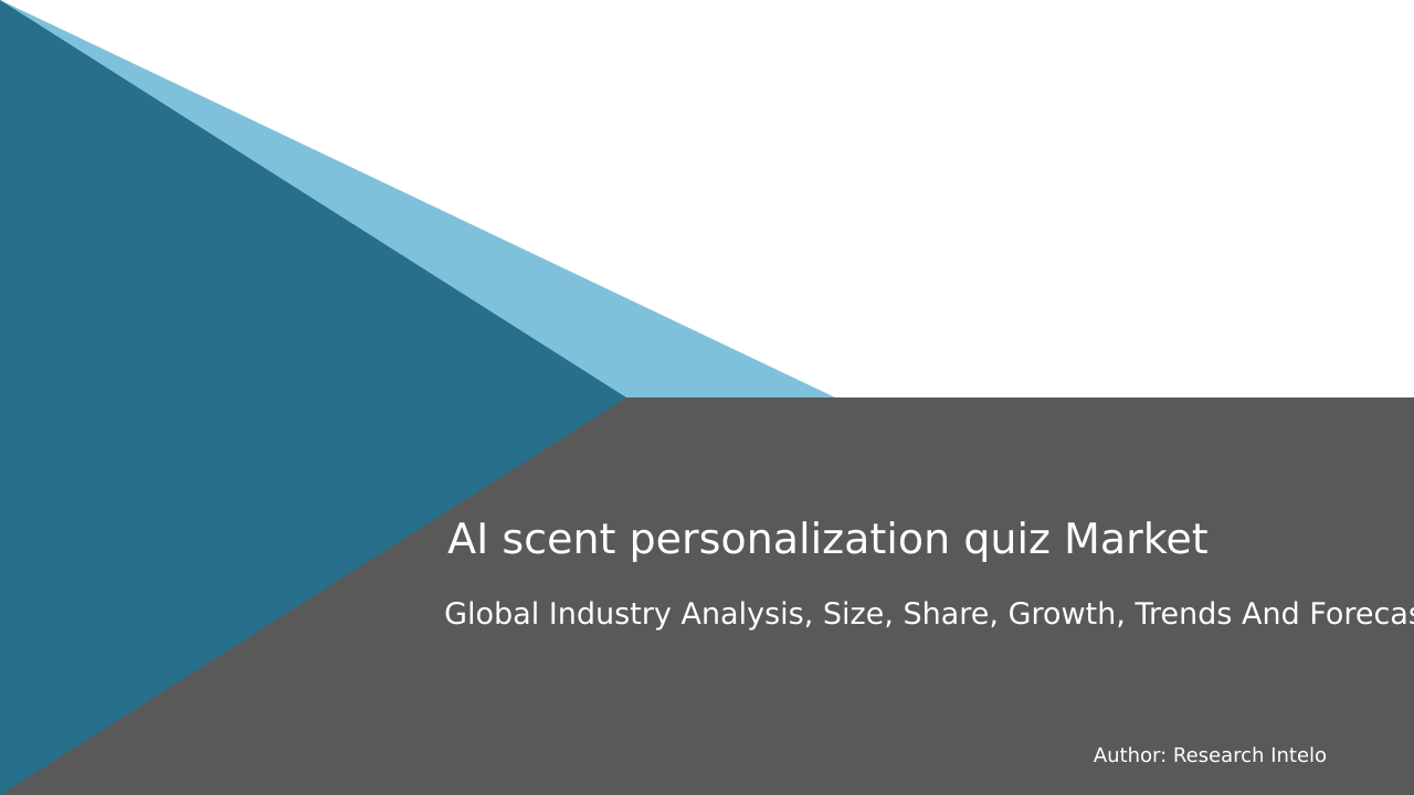 AI scent personalization quiz Market Research Report 2033